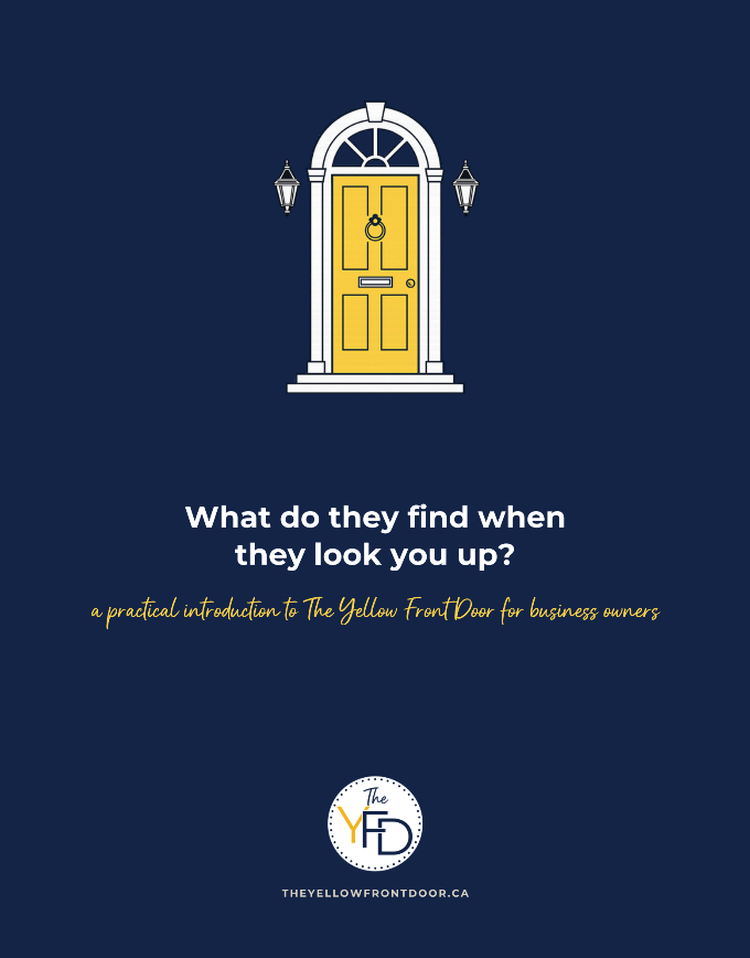 Cover of The Yellow Front Door Small Business Guide