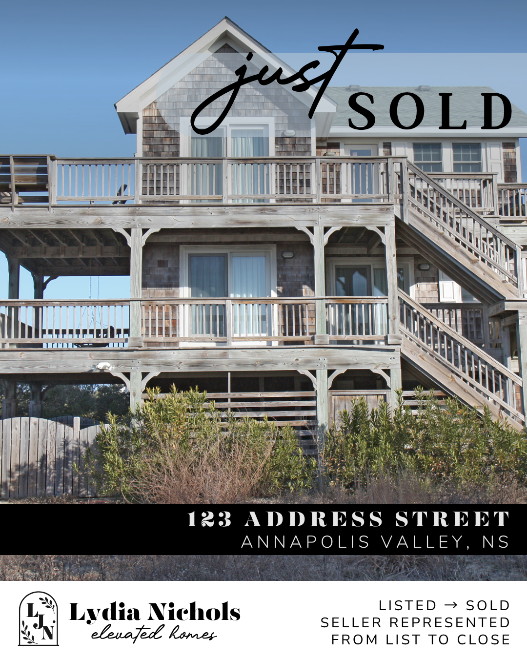 Lydia Nichols Just Sold social template