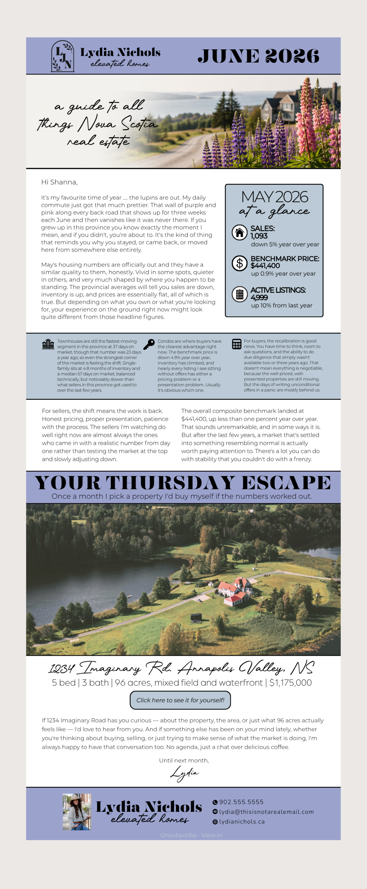Lydia Nichols June newsletter